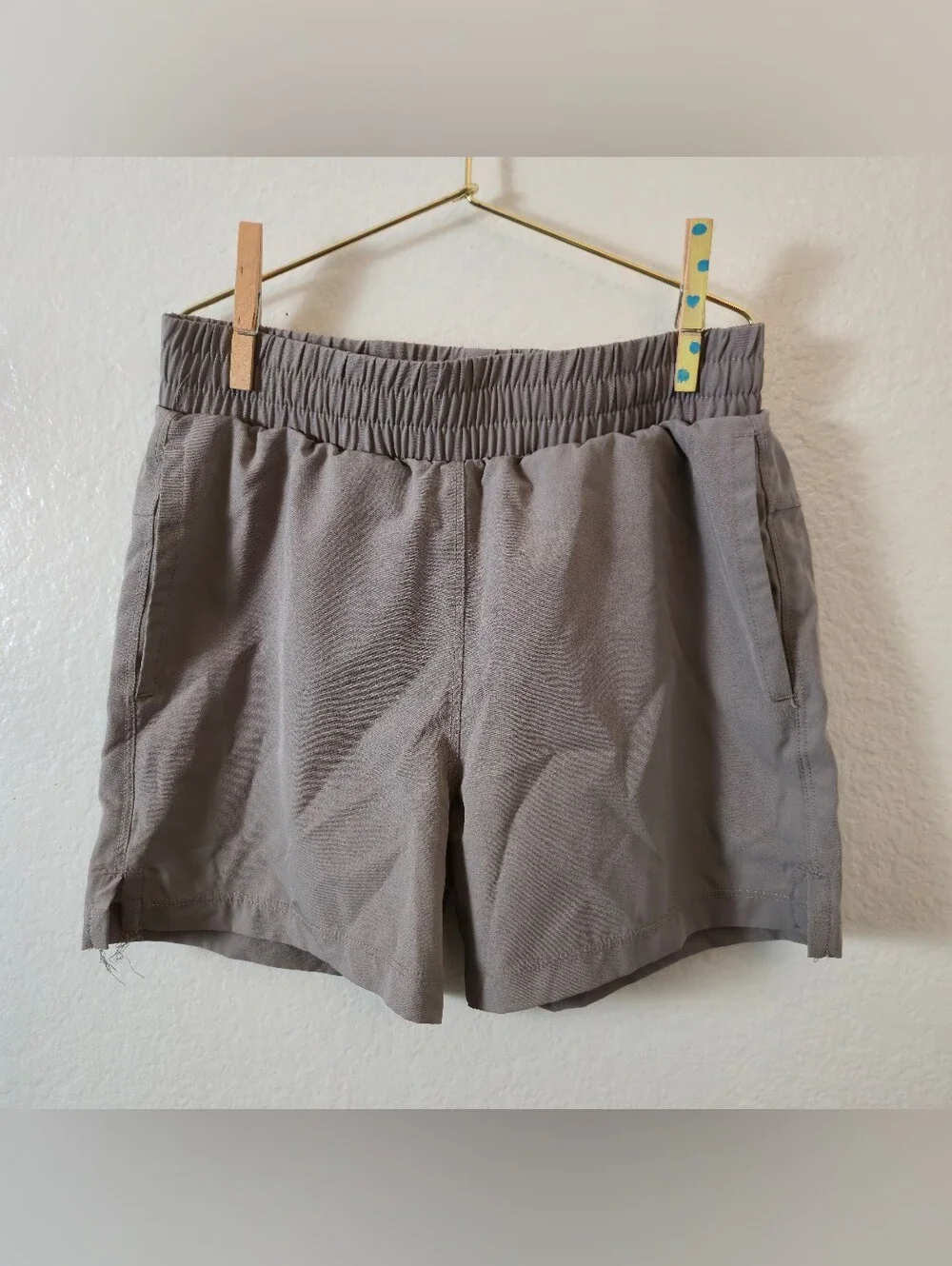 Boys Grey Athletic Shorts